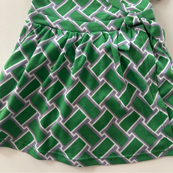 Diane Von Furstenberg 18 Months Baby Girl Green Wrap Dress NWT - Picture 4 of 6